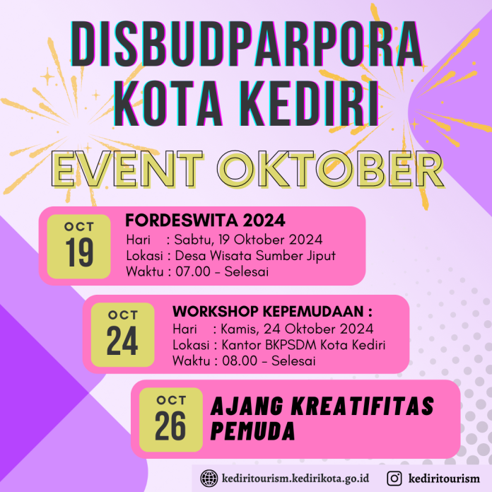 Event Kegiatan Bulan Oktober